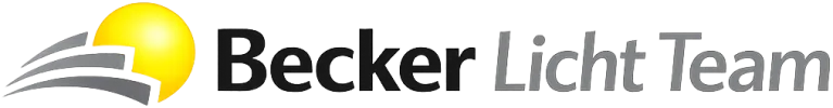 Becker Licht Team Logo Wortmarke im Querformat
