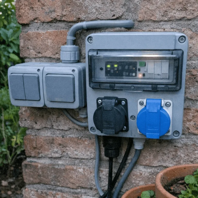 Wetterfeste Außenanlagen mit neuer technischer Steuerung im Garten